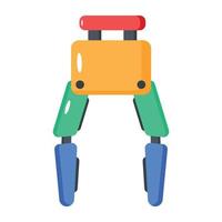 Trendy Robotic Arm vector