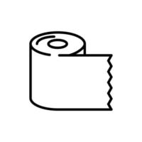 tissue toilet icon vector