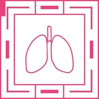 Lungs Vector Icon