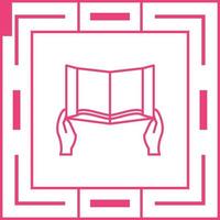 Reading Holy Book Vector Icon