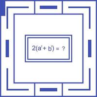 Solving Formula Vector Icon