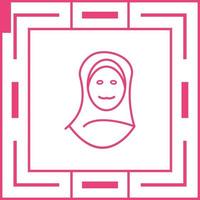 Islamic Woman Vector Icon