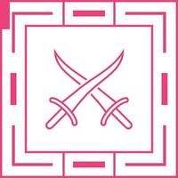 Sword Fighting Vector Icon