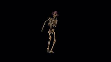 Skeleton With Hat Dance video