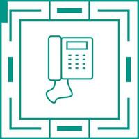 Telephone Set Vector Icon