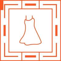 icono de vector de vestido de noche