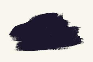 Ink black brush stroke vector