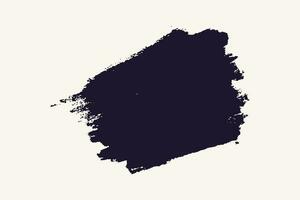 Vector black color brush stroke background