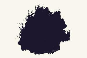 Vector black brush strokes illustration