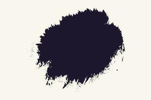 Black paint ink brush strokes decoration elements vector