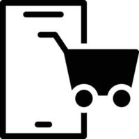 ilustración vectorial de compras en línea en un fondo. símbolos de calidad premium. iconos vectoriales para concepto y diseño gráfico. vector