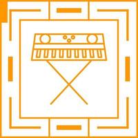 icono de vector de piano