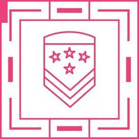 Military Badge Vector Icon