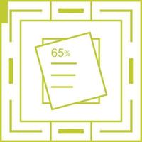 Graded Paper Vector Icon