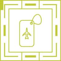 Luggage Tag Vector Icon