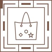 Bag with Tags Vector Icon