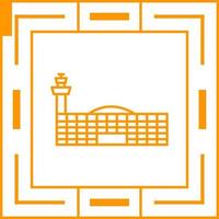 icono de vector de edificio de aeropuerto