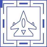 Fighter Jet Vector Icon