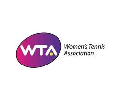 Womens Tennis Association Symbol Logo Tournament Open The championships Design Vector Abstract Illustration