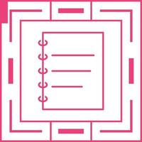 Notepad Vector Icon