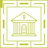 Bank Building Vector Icon