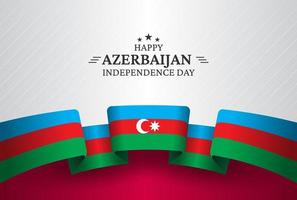 azerbaiyán antecedentes con único azerbaiyán bandera. azerbaiyán independencia día ilustración vector