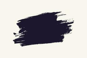 Hand drawn black grunge brush vector