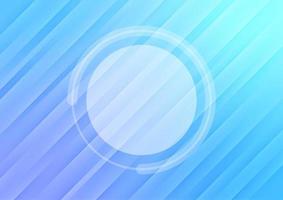 Modern style blue gradient line circle center graphics  presentation background vector