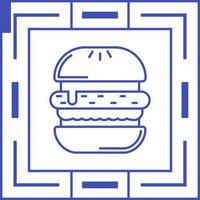 icono de vector de hamburguesa