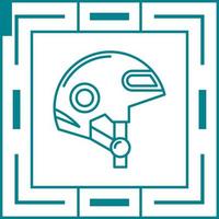 icono de vector de casco