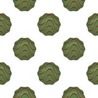 Pattern homemade cookie different taste in pastry biscuit vector