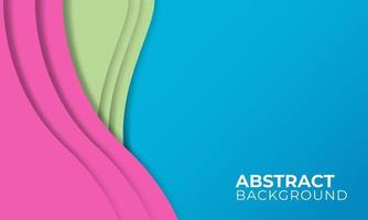 abstract background of blue, pink, and yellow curves in paper cut style.  background, curve, shape, fluid, abstract, graphic, design, wave, vector