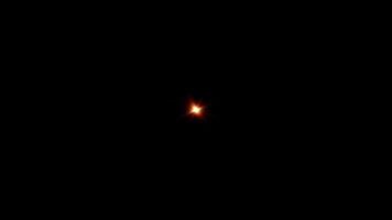 centre lueur Orange rouge étoile optique éclater éclat des rayons video