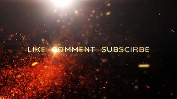 Like Comment Subscribe cinematic title abstract background video