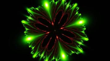 red green pulsating vj loop abstract background. High quality 4k footage video