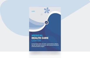 Medical healthcare corporate flyer design template vector