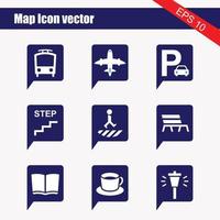 Simple Set of Route Related Vector Line Icons. Contains such Icons as Map with a Pin, Route map, Navigator, Direction and more