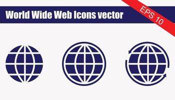 ir a la ilustración de vector de icono de símbolo web