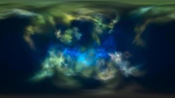 Abstract looped waves from lines of transparent iridescent glowing energy magical cosmic galactic wind bright abstract background. Video 4k, 60 fps