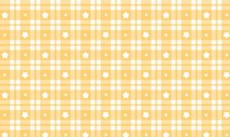 Yellow Star Checkered Pattern Background photo