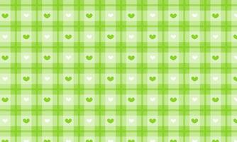 Green Heart Checkered Pattern Background photo