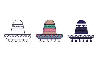 Mexican Hat vector icon