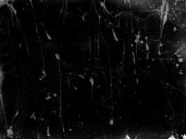 Vintage Black Scratched Texture with Old Film Effect - Abstract Grunge Background for Design and Art - Retro Aged Monochrome Backdrop photo