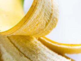 Cavendish banana Isolated on white background photo