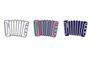 Accordion vector icon