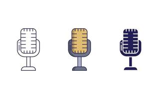 Microphone vector icon