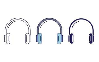 Headphones vector icon