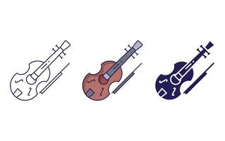 Violin vector icon