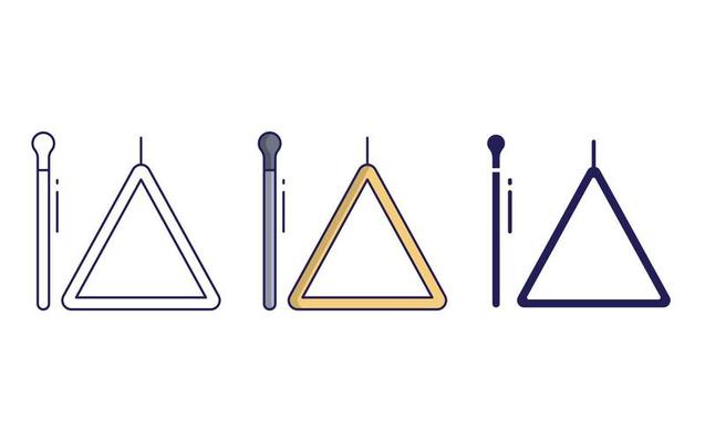 Triangle vector icon