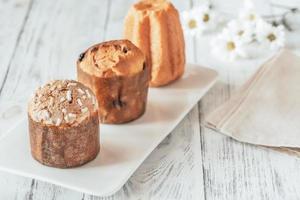 colección de pasteles de navidad italianos foto